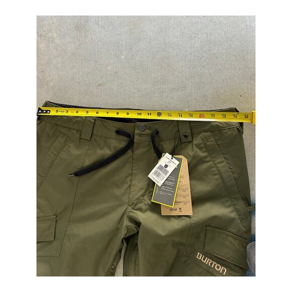 Burton TWC Tracker Green Snowboarding Pants size XL - missing button - Picture 13 of 15
